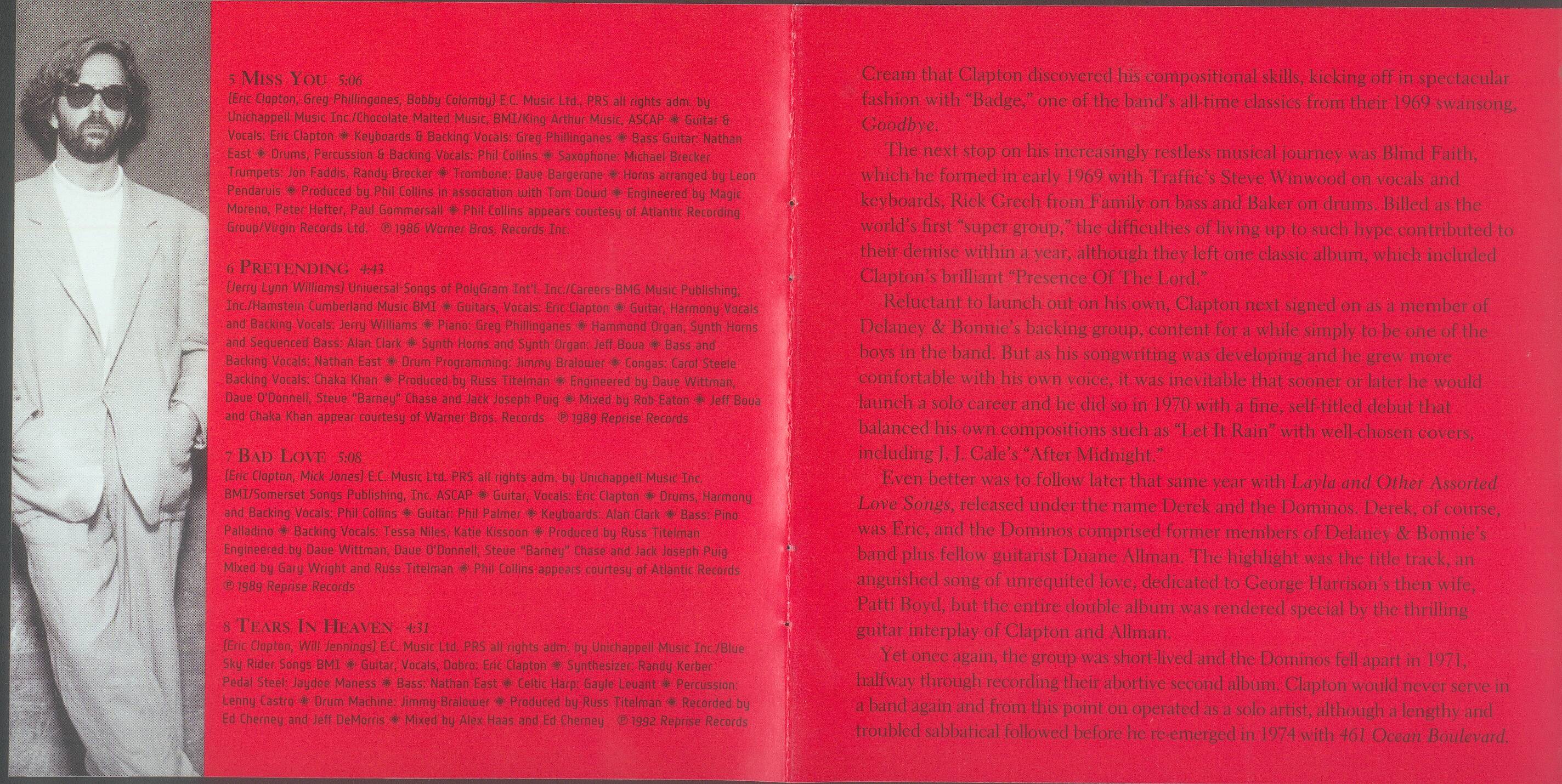 Eric Clapton Complete Clapton : Booklet6 US